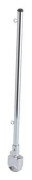 Talamex Flag Pole With Rail Mount Silver 50 cm