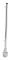 Talamex Flag Pole With Rail Mount Silver 35 cm