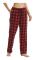 Kvinnors Pyjamasbyxor Sovkläder Buffalo Plaid Pyjamas