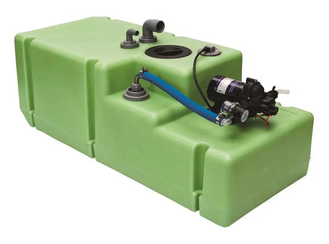 Vetus Dricksvattentank Premium 120l 12v Grönt 120 Liters