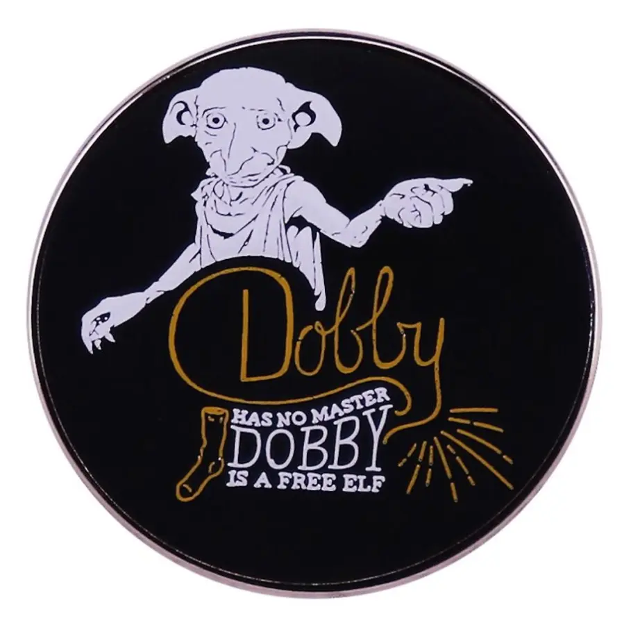 Dobby Anime Brosch