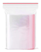 100 st Ziplock-påsar, transparenta och praktiska Transparent
