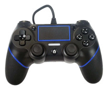 Teknogame Phantom Wired Controller Black Playstation 4 PS4