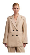 Yas Blazer Likka Beige S Kvinna