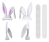 Universal hörlurar Rabbit Ears Rabbit Ears Gaming Hörlurar Charm (Vit)