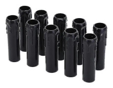 10 Pcs Vintage Candle Drips Plastic Covers 30 x 100mm Tubes Chandelier Socket Covers Chandelier Wall Light Pendant Decorationfo