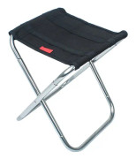 Campingbänk, stor hopfällbar pall med bärväska, aluminium