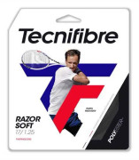 Tecnifibre rakhyvel mjuk monofilament polyester tennissnöre 1-30 MM kol - 12 M set