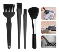 4 st 4-i-1 elektroniska rengöringsborstar, plast och nylon