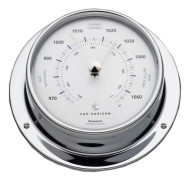 Barigo Barometer I Polerat Rostfritt Stål 85 Mm Silver 110 x 32 mm