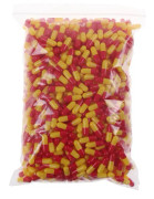 1000 Styck Tom Hård Ledig Gelatinkapsel Storlek 0# Gel Medicin Röd Gul one size