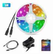 Ambilight USB LED-remsa tejpdator PC Dream-skärmbakgrundsbelysning (storlek: 5 m)