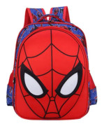 Skolryggsäck för toddler 3D Comic Elementary Student Schoolbag Vattentät Lätt bokväska för barn för pojkar Flickor (M, BLÅ)