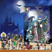 Halloween skräckkaraktärer adventskalender, 24-delade Halloween Countdown