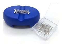Magnetisk Kudde med Låda - Mörkblå - Stark Magnet
