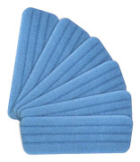 6 st Mopp (Blå) Ersättningsplattor, Mikrofiber Spraymopp för Spraymoppar