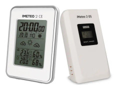 TechniSat IMETEO 2 CE, Vit, Inomhustermometer, Utomhustermometer, Termometer, Termometer, 20 - 99%, -6%