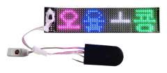 LED-matrispanelens rullande meddelandetavla Svart Svart