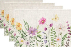 Sommardekorationer Blommiga Placemats 18 x 12 tum Säsongsbetonade Holida