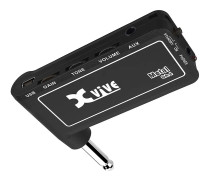 1st Gitarrkontakt Mini Bärbar Uppladdningsbar Elec hörlursförstärkare Akustisk/Ro (svart)