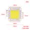 COB LED-chiplampor SMD-lampa 100W 50W 30W 20W 10W strålkastare 50W-Kallvit