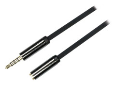 Audio 3.5mm Female - 3.5mm Male 4-Pin