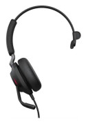 Jabra Evolve2 40 SE MS Mono - Headset - på örat - kabelansluten - USB-C - ljudisolerande - Certifierad för Microsoft-teams