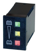 Bauser 3800/008.3.1.0.1.2-003 Grön: ≥ 24 V, gul: 24 V ≥ 22 V, röd: 22 V