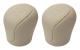 Beige-2pcs bilhandtagsöverdrag, bilhandtagsöverdrag, bilhandtag