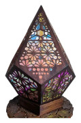 Bohemia Mosaic Star Golvprojektor Lampa Bord Sovrum Sänglampa