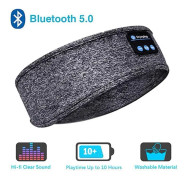 Trådlös hörlurar bluetooth 5.0 sovhörlurar sporthörlurar sömnhörlurar sport pannband ögonmask hörlurar usb
