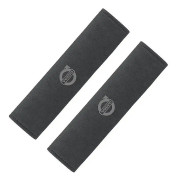 For Volvo Car Belt Shoulder Cover Xc60/xc40/s90/s60 Seat Belt Suede Cover (Pair, Black)