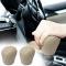 Beige-2pcs bilhandtagsöverdrag, bilhandtagsöverdrag, bilhandtag