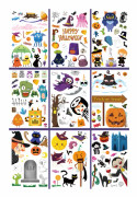 Halloween dekorationer Fönster klistermärken dekorationer, Halloween