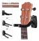 Gitarrväggfäste, Gitarrväggfäste, Ukulele Väggfäste, Elgitarr, Klassisk Gitarr, Bas, Gitarrvägg Hängare, Svart (1PC)