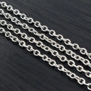5m/lot 3x2 4x3mm 5färger Pläterade kedjor Halsband gör-det-själv-tillbehör