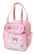 Söt lunchväska för kvinnor flickor japansk anime isolerad kylväska Kawaii lunchlåda för barn tonåringar förskolebarn hög högskola student (rosa kanin)