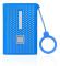 Samsung T7 Touch SSD silicone cover with ring strap - Blue
