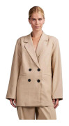 Yas Blazer Likka Beige M Kvinna