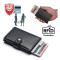 PopUp Smart card holder pushes forward 8 cards RFID-NFC Secure - Black
