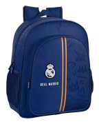 Skolryggsäck Real Madrid C.F. Blå (32 x 38 x 12 cm)