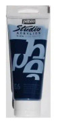 Akrylfärg - Pébéo - Studio - Preussisk blå - 100 ml - Satin - Blandat