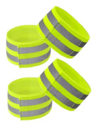 4-pack med högsynliga reflekterande armband för handleden, ZQKLA