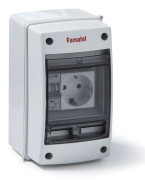 Famatel Garderobsyta 3902-t.1 Ip65 Ttl Magnetotérmico Vit