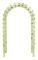 Trädgårdspergola 130x60x230 cm Impregnerad furu - SURENHAP - J05162