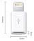 5-PACK MicroUSB adapter, ladda iPhone med universal-laddare!