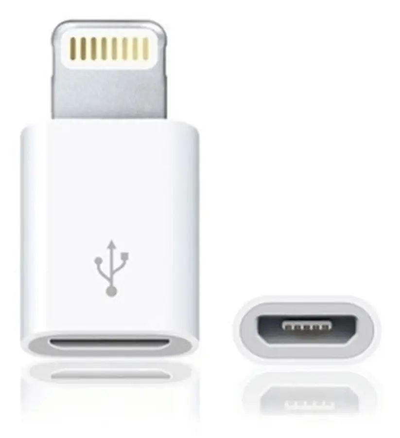 5-PACK MicroUSB adapter, ladda iPhone med universal-laddare!
