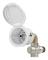 Plastimo Rund Lock Duschvatteninlopp R-4 Durchsichtig