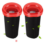 2 st för Bosch Flexxo Series 4 Filter BBH32101 BBH3ZOO25