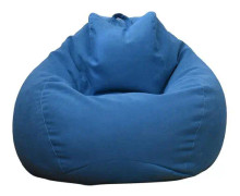 Ny extra stor sittsäck fåtölj soffa överdrag inomhus lat fåtölj för vuxna barn kampanjpris (FMY) Blue 100 * 120cm
